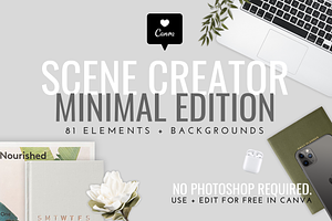 Minimal Tech Mockups + Scene Creator