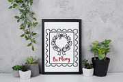 Christmas Wreath Stamp PNG, an Illustration by Daily.Designs (Thumbnail 5 of 6)