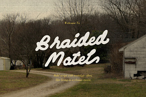 Braided Motel Movie Bold Script