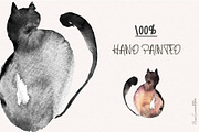 Spooky Season - Watercolor Clipart, a Seasonal Illustration by MariaScaroniAtelier (Thumbnail 4 of 9)