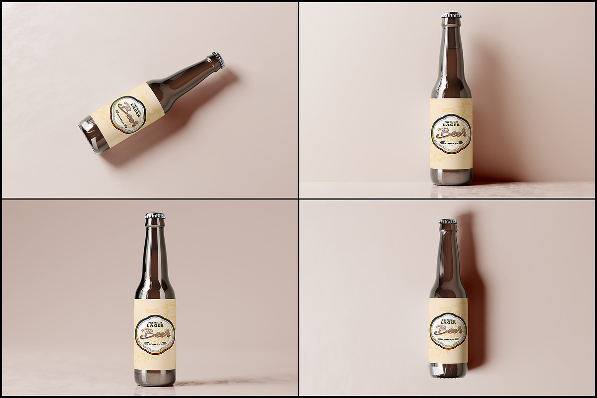 Beer Bottle Mockup, a Product Mockup by Designbuys (Photo 1 of 10)
