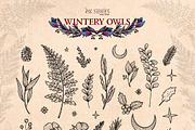 Wintery Owls, an Animal Illustration by Ink Stories (Thumbnail 8 of 26)