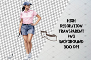 Watercolor Golf Clipart Set, 32 PNG, a Sport Illustration by CropUp Creative (Thumbnail 3 of 5)