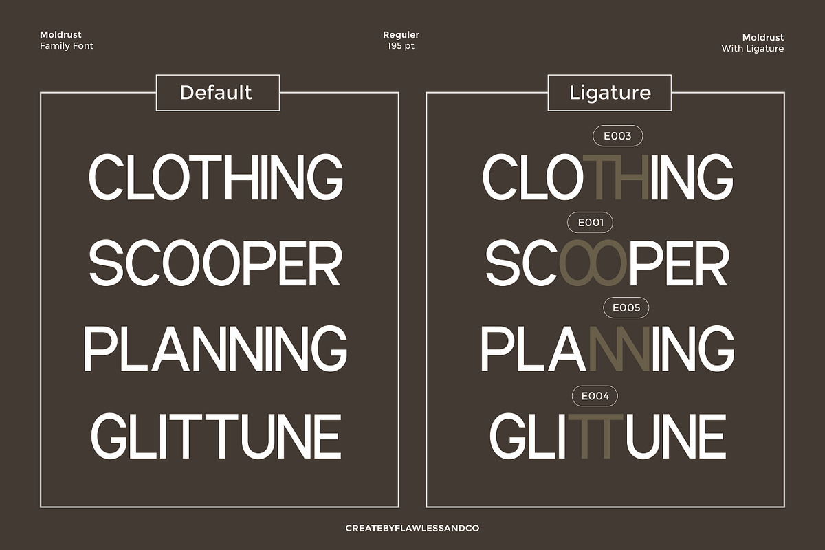 Moldrust - Family Sans Serif Font, a Sans Serif Font by Flawless And Co (Photo 8 of 10)
