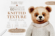 Procreate Watercolor Knitted Brushes, a Brush Add-On by HopeArtIllustration (Thumbnail 5 of 6)