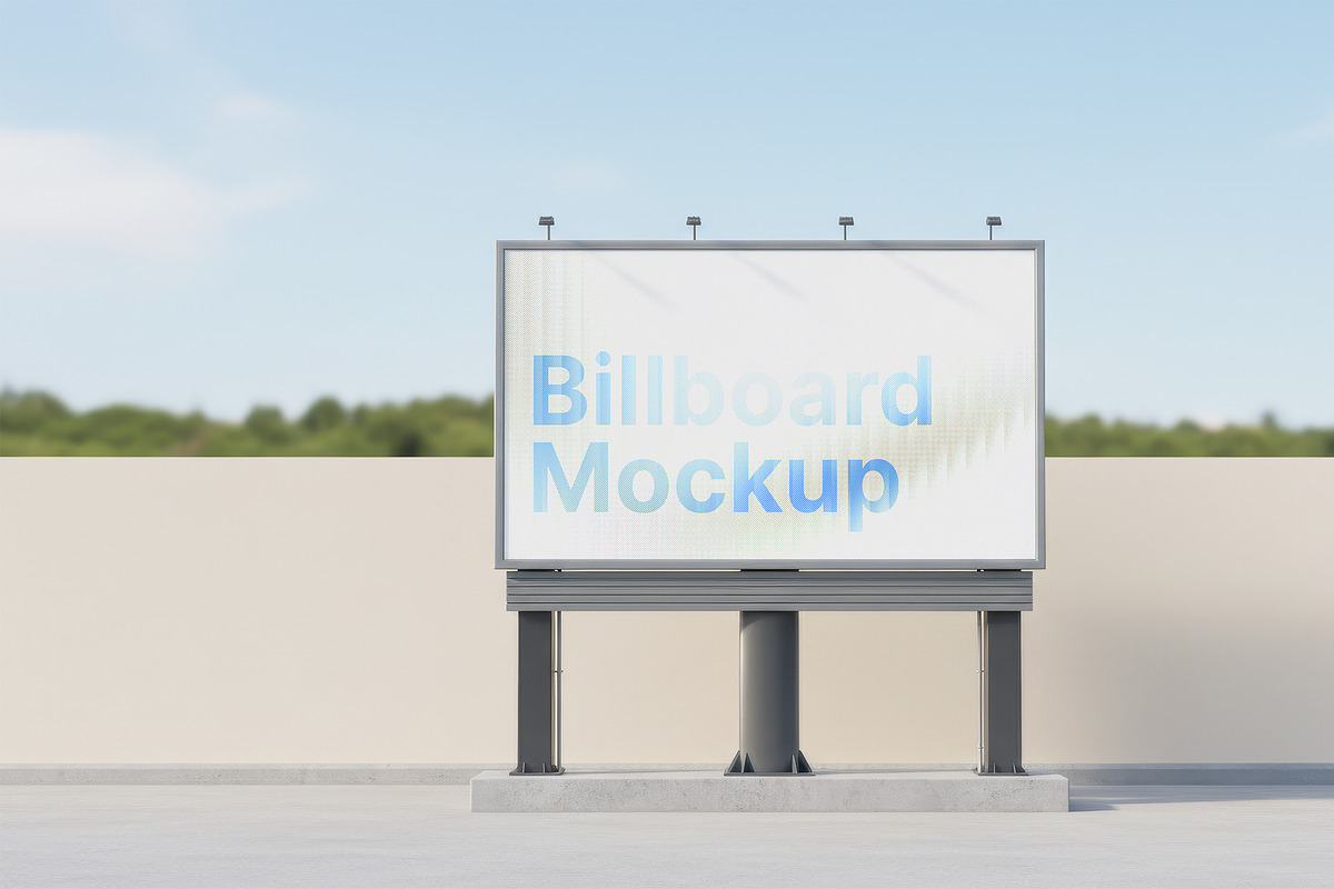 Billboard Mockup Set, an Advertising Mockup by Evloxx Studio (Photo 4 of 6)