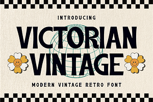 Victorian Vintage - Retro Font