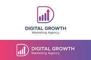 Digital Analytics Letter D logo, a Branding & Logo Template by Design Box (Thumbnail 1 of 2)