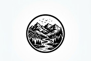 60 Eco Globe Landscape Silhouette, a Technology Illustration by Amazin_art (Thumbnail 44 of 49)