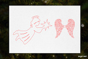 3D Christmas Angels Ornament Bundle, a Decorative Illustration by svgocean (Thumbnail 20 of 20)