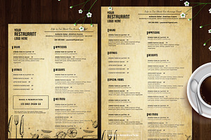 Restaurant Menu-id22, a Brochure Template by AIW SOLUTIONS