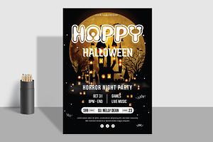 Halloween Flyer Layout, a Stationery Template by ContestDesign