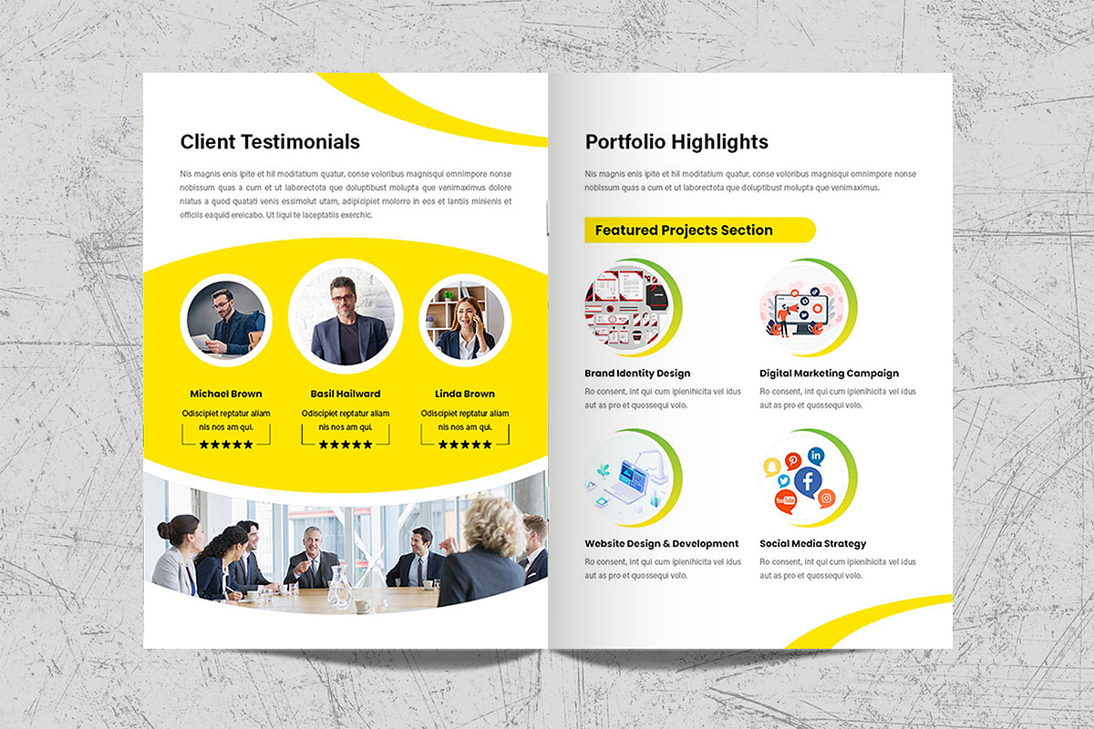 Sales Kit Template, a Brochure Template by White Graphic (Photo 9 of 11)