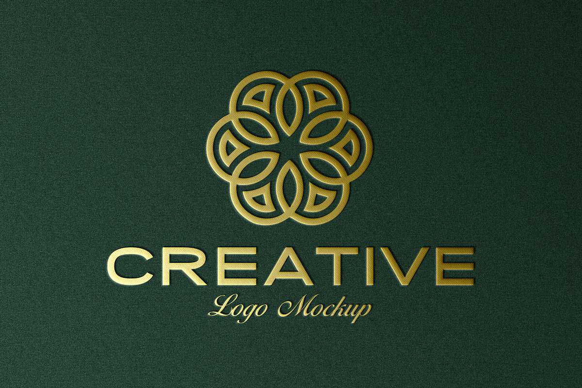 Luxury Gold Foil Logo Mockup, a Mockup by Smart Works