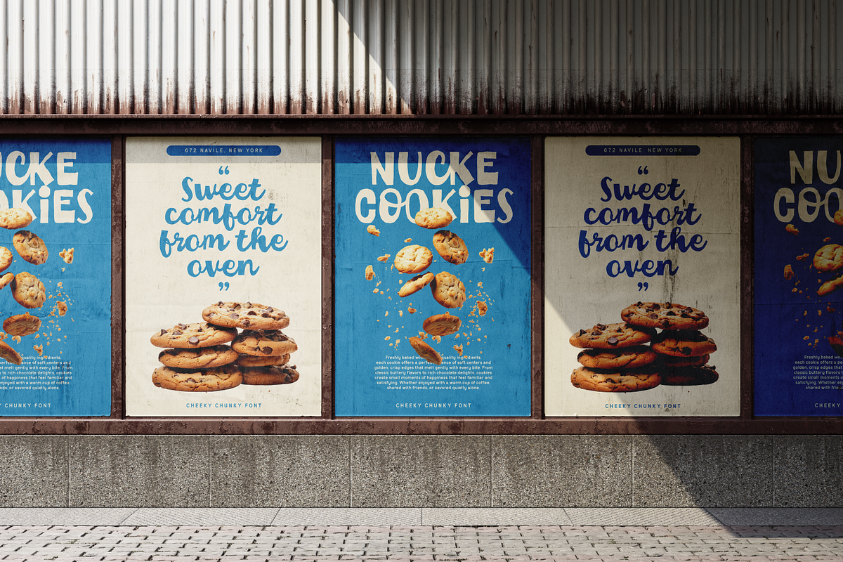 Cheeky Chunky - Sans Vibe Script, a Script Font by agnyhasyastudio (Photo 3 of 16)