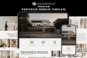 Squarespace Portfolio Template, a Squarespace Template by Mockup Art Atelier (Thumbnail 1 of 10)