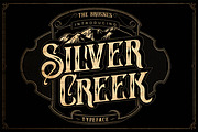 Silver Creek Typeface, a Serif Font by Brosnes (Thumbnail 1 of 5)