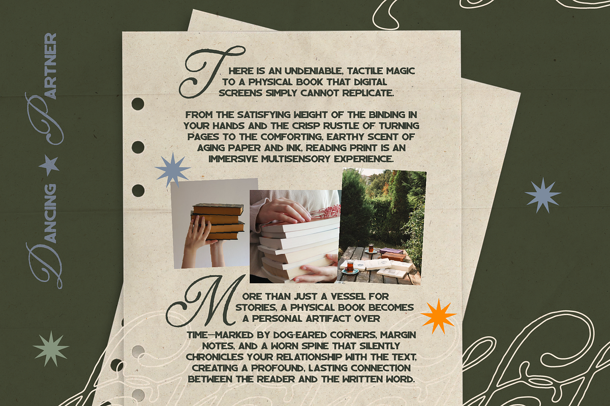 Dancing Partner Vintage Font Duo, a Script Font by Tyasify (Photo 6 of 9)