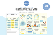 Mindful Moments Kit Instagram Canva, a Social Media Template by The Blog Creative (Thumbnail 1 of 6)