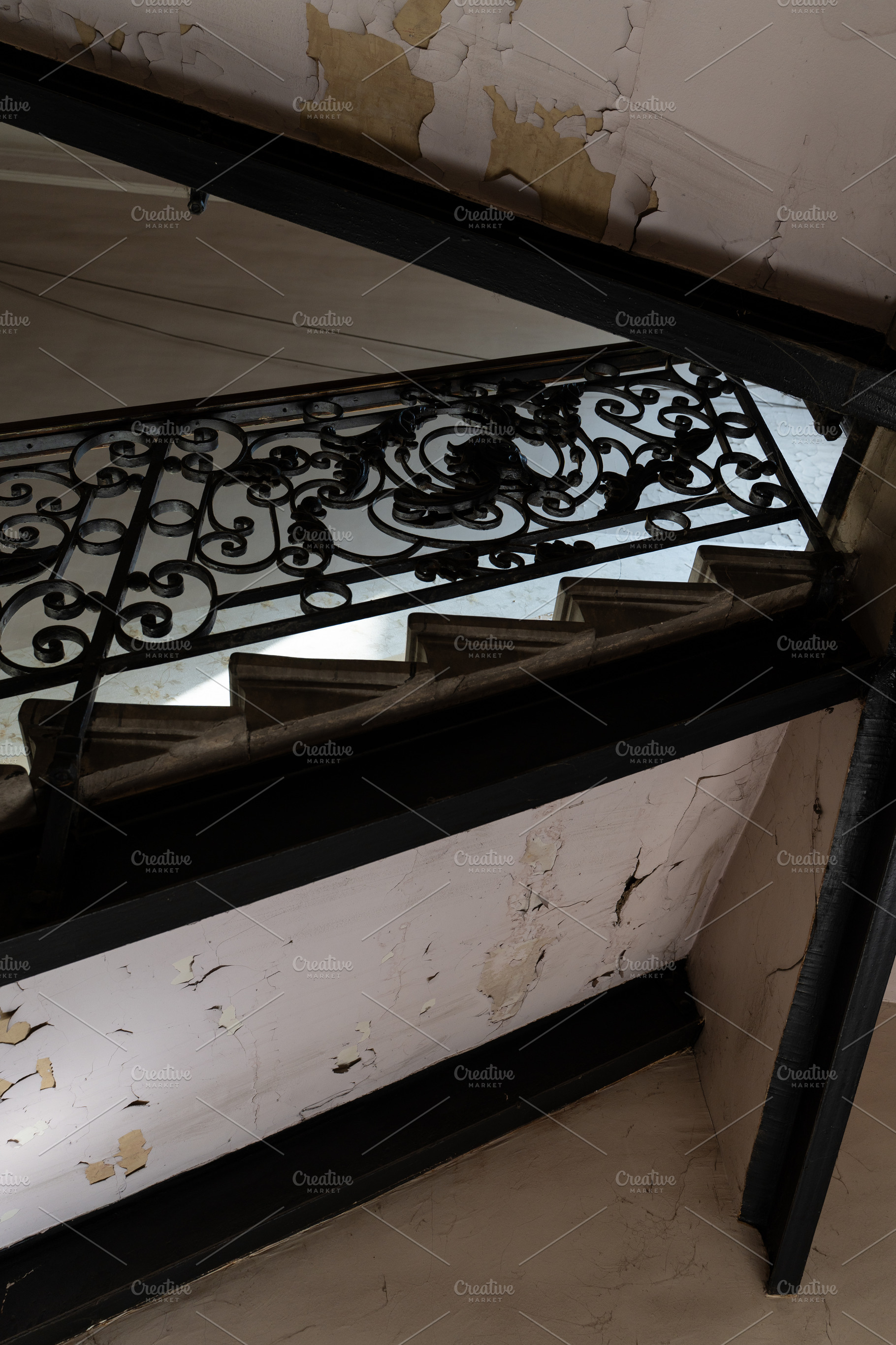 Old staircase in historical part of the Tbilisi city, Georgia, an Architecture Photo by Anna Bogush