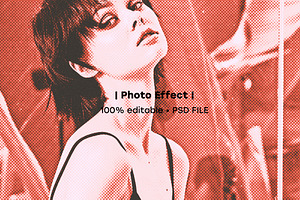 Halftone Duotone Photo Effect, a Layer Style Add-On by Mego-studio