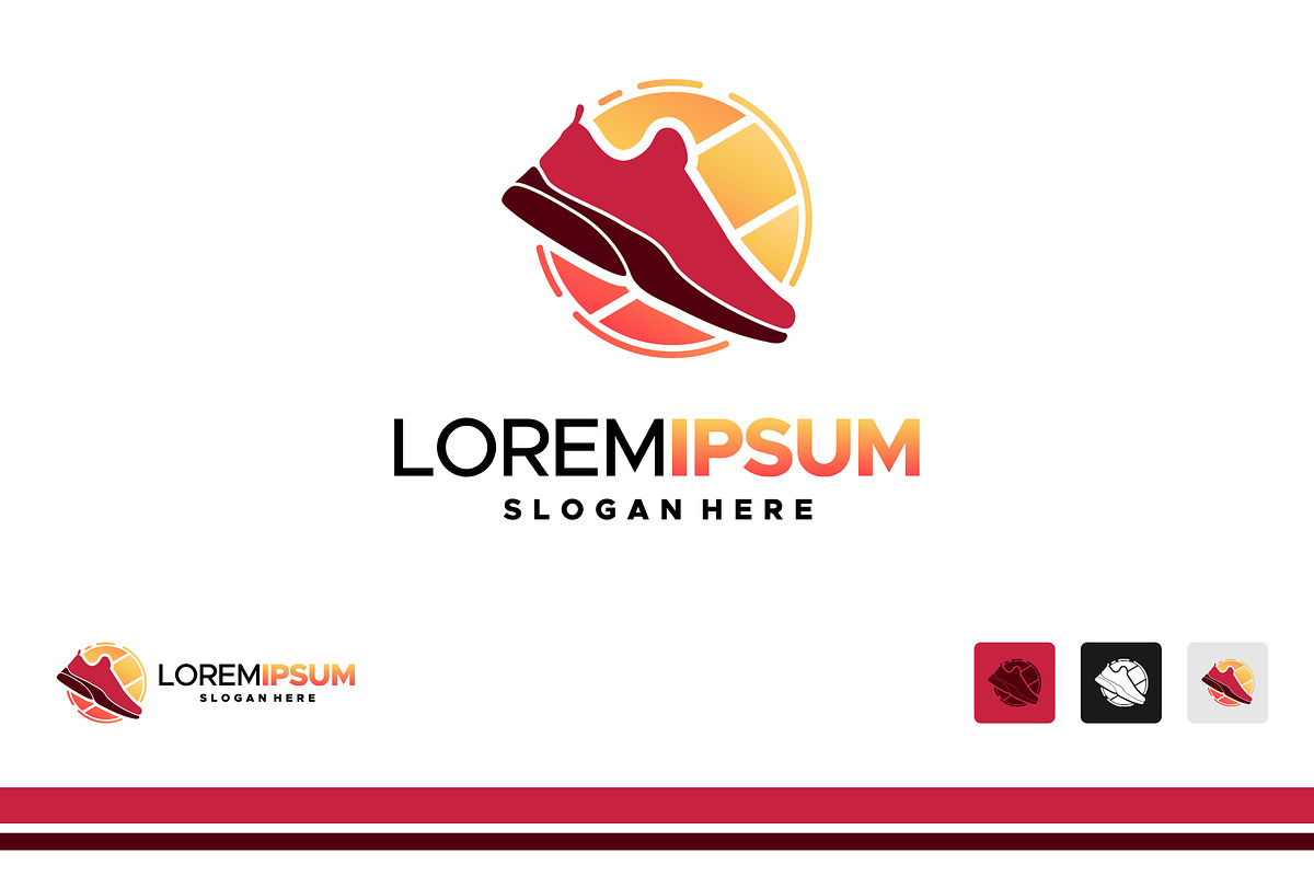 Set of Iconic Shoe Logo designs, a Branding & Logo Template by Lucky Creative (Photo 5 of 5)