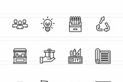 25 DIY Crafting & Handmade Line Icon, an Icon by IconBunny (Thumbnail 2 of 2)