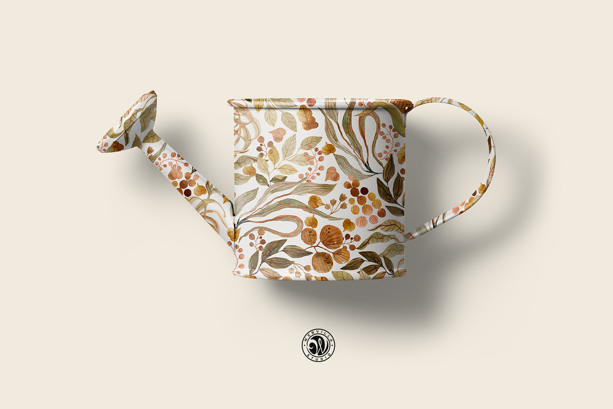 Autumn Watercolor Wallpaper, a Wallpaper Graphic by Webvilla Studio (Photo 6 of 7)