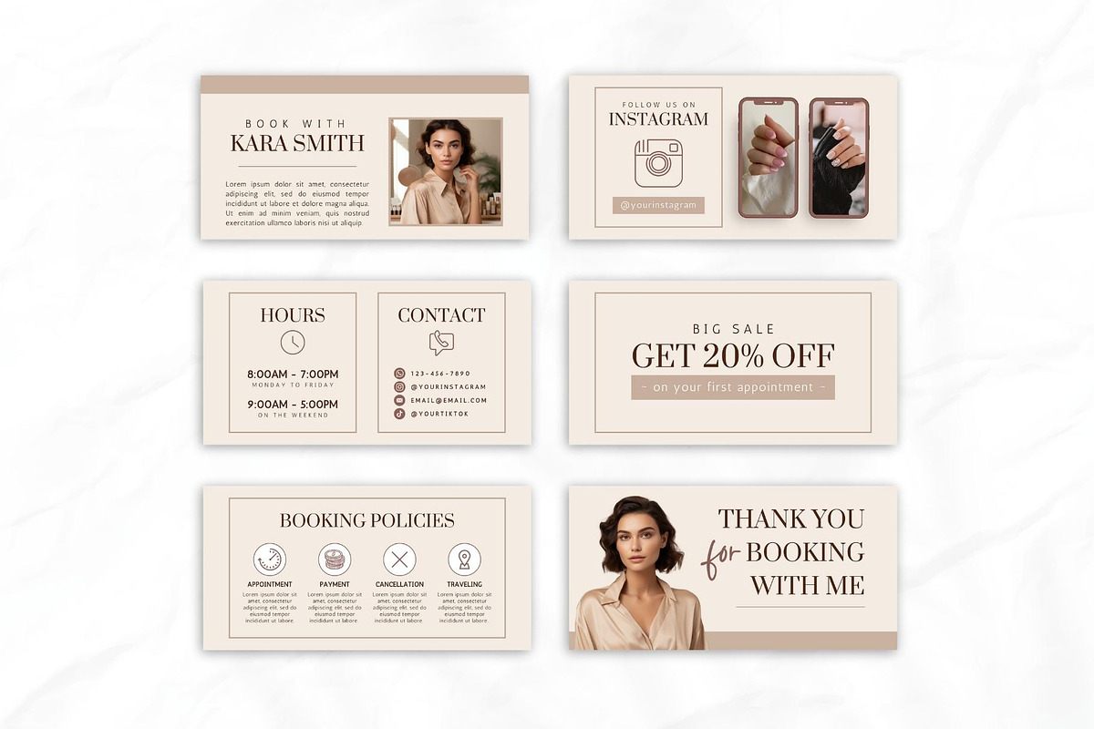 Nail Tech Acuity Scheduling • Canva, a Websites & App Template by OniriqveDesigns (Photo 3 of 8)