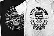 Vintage Skulls Graphic Kit, an Illustration by Harry Kasyanov (Thumbnail 9 of 10)