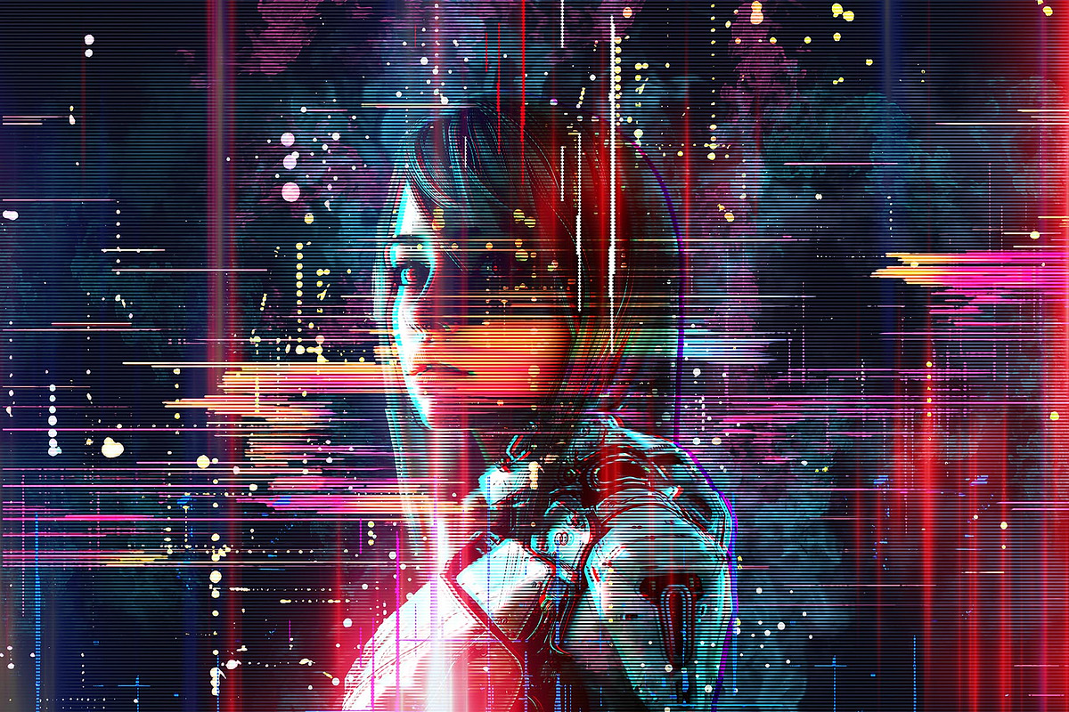 Vibrant Glitch Photo Effect Bundle, an Action Add-On by Photoshop Action (Photo 9 of 46)
