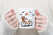 Cute ghost png, Halloween png, an Illustration by Watercolor design (Thumbnail 2 of 3)