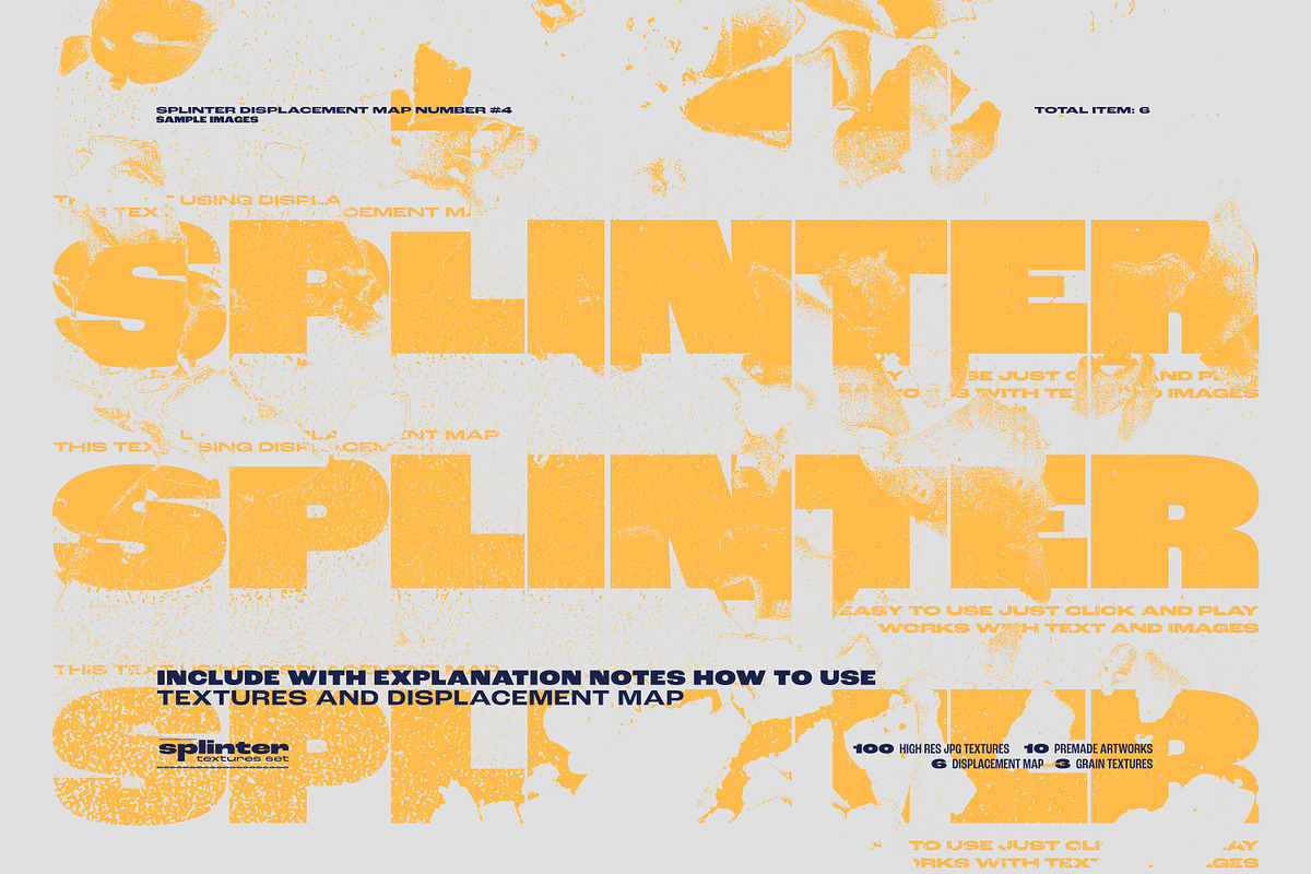 Splinter Textures Set, a Texture Graphic by nicholasasmita (Photo 13 of 22)