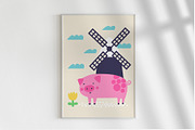 Cute Farm. Prints and patterns set, an Animal Illustration by Oliana Moroz (Thumbnail 17 of 21)
