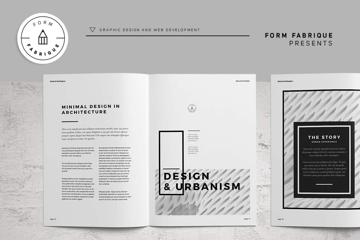 Silencio Portfolio, a Brochure Template by Form Fabrique (Photo 13 of 21)