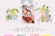 Pastel digital abstact flower bundle, a Decorative Illustration by 60secondsArt (Thumbnail 6 of 14)