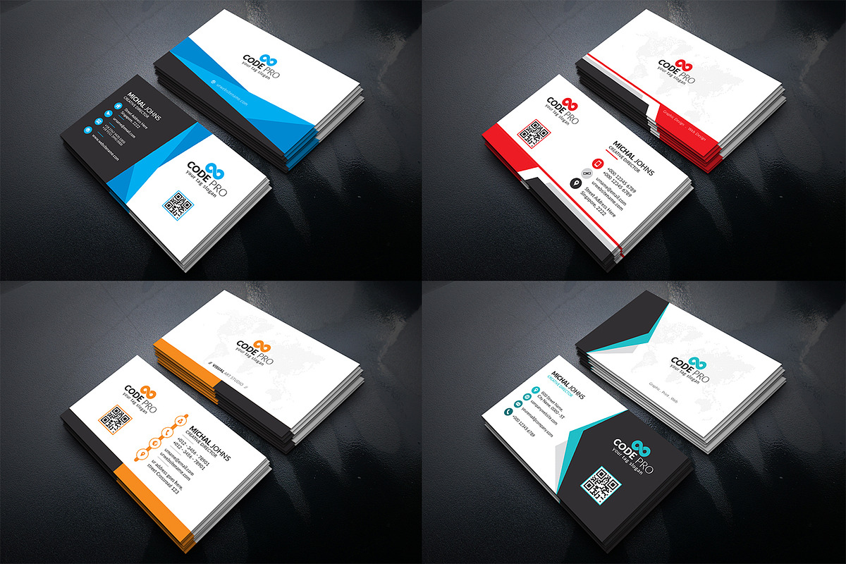 25 Mega Business Cards Bundle, a Business Card Template by DreamStudio-eg (Photo 5 of 7)