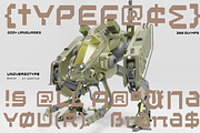UT Qartige - A Technofuturistic Font, a Font by Universitype (Thumbnail 9 of 12)