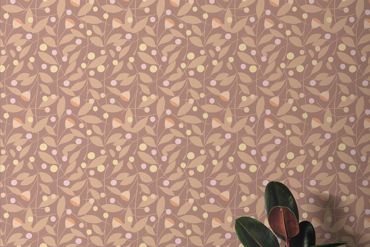 Tea Leaves Seamless Pattern, a Pattern Graphic by Mintpoptrend (Photo 10 of 11)