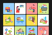 Animated Real Estate Icons, a Duotone Icon by Prosymbols (Thumbnail 7 of 12)