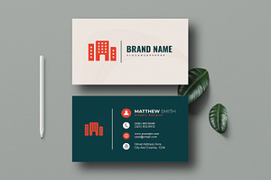 Modern Corporate Business Card, a Business Card Template by MightyDesign