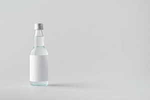 Miniature spirits liquor mockup JPEG, a Food & Drink Photo by Shablon
