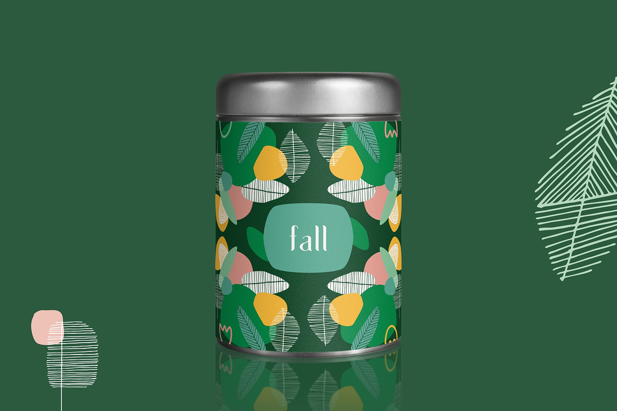 Seasonarium. Abstract botanical set., a Pattern Graphic by lisa_kalev (Photo 2 of 10)