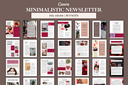 February Newsletter Template, an Email Template by Digital By Nikoleta (Thumbnail 1 of 11)