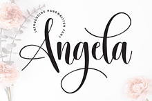 Angela | Script Font