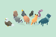 Forest Animals - Quirky Series, an Animal 3D Model by Polydactyl (Thumbnail 4 of 6)
