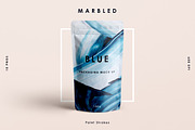 Blue Marbled; Paint Strokes, an Object Graphic by Emma Make (Thumbnail 2 of 8)