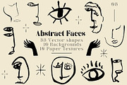 Abstract Faces Bundle, a Person Illustration by Hell Yeah Designs (Thumbnail 1 of 13)