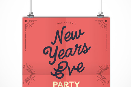 New Years Posters, a Poster Template by wavebreak