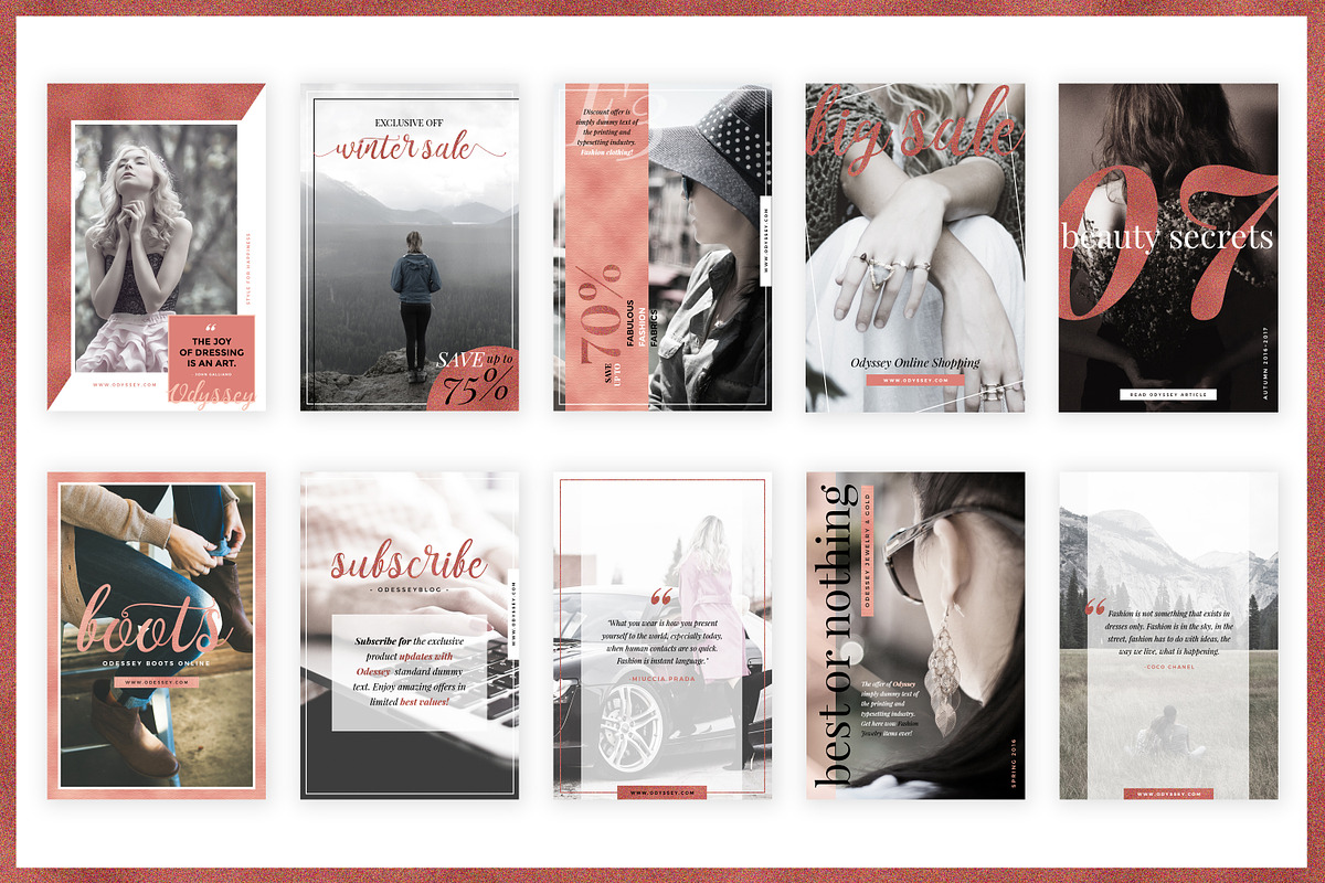 SAVE $100 Social Media Budget Pack, a Social Media Template by Typography Prime (Photo 11 of 24)